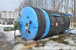 Used 8,000 Gallon Imprex Jacketed Tank Reactor – Carbon Steel, Lighnin Mixer, Insulated, Baffled