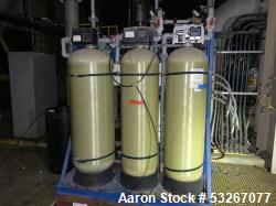 Used- Sand Filter Skid. Consisting of (3) Composite Pent Air P/N CH30948 filter housings