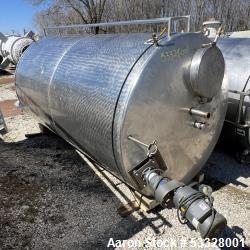 Used 1000 Gallon Stainless Steel Mix Tank