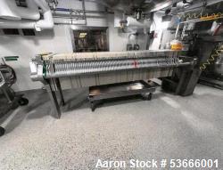 Used DR Sperry Filter Press – 282 Sq. Ft. Filtration Area with Hydraulic Power Unit
