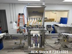 Used Accutek Automatic Bottle Filling, Capping & Labeling Line – Complete Turnkey System