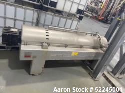 Used Alfa Laval FOODEC-219 Decanter Centrifuge — Stainless, VFD, Gearbox Included