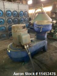 Alfa Laval SPQX-512-S-31CG-60 Nozzle Disc Centrifuge. Used.