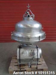 Alfa Laval SRPX-417-HGV-14CH Desludger DIsc Centrifuge. Used.