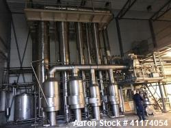 Used ANHYDRO Falling Film Vacuum Evaporator – 6,500 kg/h | MVR x2 | 5 Calendria | CIP