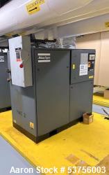 Used Industrial Rotary Screw Air Compressor, mfg by Atlas Copco, Model GA45
