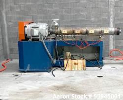 Used Battenfeld 80mm Single-Screw Extrusion Line with Strand Cutter, Cooling Bath, and Dryer