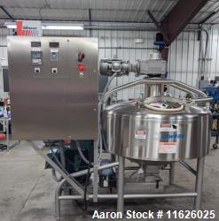Used Breddo 200 Gallon Jacketed Likwifier – Model LORRWWSSD with Scrape Agitation & VFD