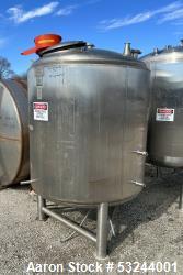 Cherry Burrell 575 Gallon 316 Stainless Steel Vertical Jacketed Tank