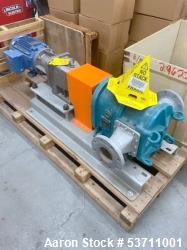 Unused Borger CL 390 Rotary Lobe Pump – 60 GPM @ 75 PSI – 10 HP WEG Motor – High Viscosity – Built 2021