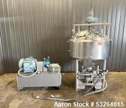 Crepaco 300 Gallon Jacketed Reactor, With Scrape Agitation