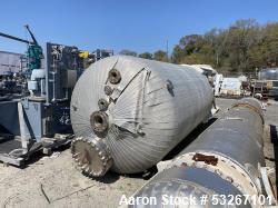 Used ExceleTech 2500 Gallon 304 Stainless Steel Vertical Pressure Tank – 430 PSI @ 450°F, 6' Dia x 12' Straight Side, Insulated