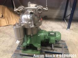 GEA Westfalia SA7-06-076 Desludger Disc Centrifuge. Used.