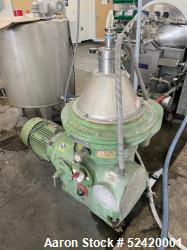 GEA Westfalia Centrifuge; Model WSC20-01-506. Used.