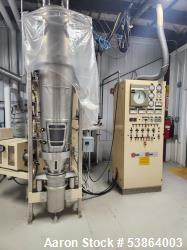 Used Glatt CPCG 5 Fluid Bed Dryer – Stainless Steel – Spray Granulation – Steam Heated – 5.5 kW Blower – 1996