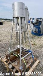 Used Industrial Greerco Model 4HR-SPS MT Tank Mounted High Shear Mixer – 7.5 HP, 316 SS, Homogenizer