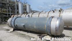 Used Heat Transfer Systems Tube Reboiler/Heat Exchanger – 7062 Sq Ft, 304L SS, Vertical/Horizontal
