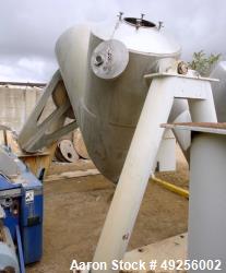 Used Patterson-Kelley Twin Shell Dry Blender – 100 Cu. Ft., 316 SS, 15 HP Motor, Butterfly Valve