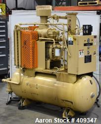 Used Quincy QSTHANA31K Rotary Screw Air Compressor – 40 HP, Tank Mounted