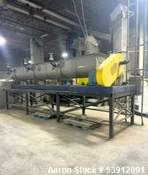 Stainless Steel 24” U-Trough Screw Conveyor with Thermal Heating & Cooling