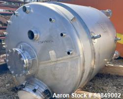 Used Sharpsville 2,000 Gallon Stainless Steel Reactor – Jacketed, ASME Rated