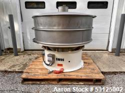 Used Sweco Classic 48" Vibratory Separator | Single Deck | Stainless Steel | Side Discharge | 3Ph/460V | Screens Not Included