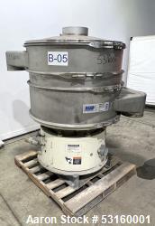 Sweco 40" Diameter Model XS40S1248P4SFTLW6 Stainless Steel Screener