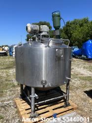 Walker Stainless Model PZ-CB 300 Gallon 304 Stainless Steel Jacketed Mix Tank