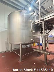 Used Walker 316L Stainless Steel 6000 Gallon Kettle, Model PZ-CB-SP. Atmospheric Internal