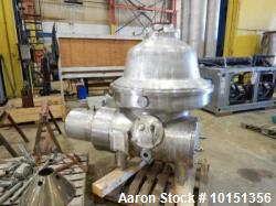 Used Westfalia MSA-160-01-076 Desludger Disc Centrifuge