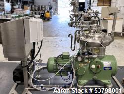 Westfalia Model SA-14-47-076 Industrial Desludger Disc Centrifuge, max bowl speed 7570 rpm