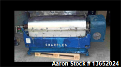 Used Sharples P3400 Solid Bowl Tricanter Centrifuge – 316 Stainless Steel, 4000 RPM